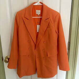 NWT Favorite Daughter The Phoebe Blazer in Creamsicle Size S